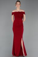 Abschlusskleid Lang Rot ABU6151
