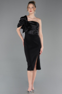 Partykleid Midi Schwarz ABK2625