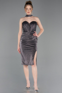 Partykleid Midi Anthrazit ABK2627