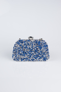 Sächsischblau Abendtasche Satin SH849