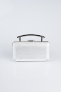 Abendtaschen Gemustert Silber SH861