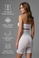 Bauch & Taille Formendes Korsett Weiß EM2928