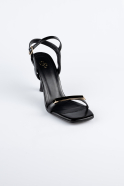 Party-Schuhe Leder Schwarz ABD2116