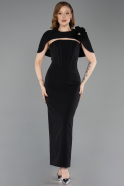 Abendkleid Midi Schwarz ABK2628
