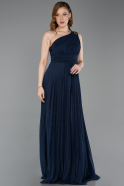 Abendkleid Lang Marineblau ABU6164