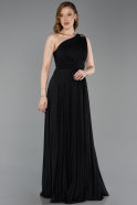 Abendkleid Lang Schwarz ABU6164