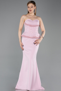 Abschlusskleid Lang Puder ABU6192