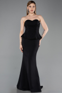 Abschlusskleid Lang Schwarz ABU6192