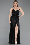 Abschlusskleid Lang Schwarz ABU6196