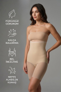 Korsett Shorts Hautfarben EM2929