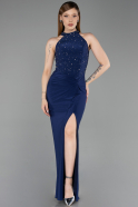 Abschlusskleid Lang Marineblau ABU6215
