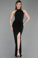 Abschlusskleid Lang Schwarz ABU6215