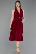 Partykleid Midi Weinrot ABK2636