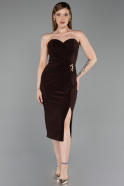 Partykleid Midi Braun ABK2637
