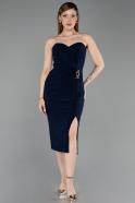 Partykleid Midi Marineblau ABK2637