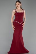 Abendkleid Lang Weinrot ABU6231