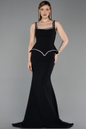Abendkleid Lang Schwarz ABU6231