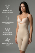 Bauch & Taille Formendes Korsett Hautfarben EM2013