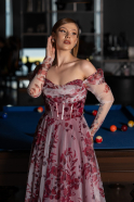 Abendkleid Lang Rot ABU6226