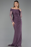 Abendkleid Lang Lavendel ABU6273