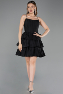 Partykleid Kurz Schwarz ABK2656