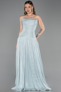 Abendkleid Lang Chiffon Minzgrün ABU6277