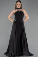 Abendkleid Lang Schwarz ABU6279