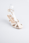 Party-Schuhe Wildleder Beige ABN2122