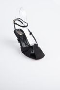 Party-Schuhe Wildleder Schwarz ABN2122