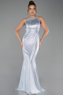 Abendkleid Lang Eisblau ABU6295