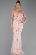 Abendkleid Lang Puder ABU6299