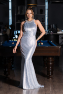 Abendkleid Lang Eisblau ABU6295