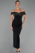 Partykleid Midi Schwarz ABK2658