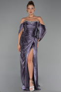 Abendkleid Lang Chiffon Lavendel ABU6306