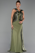Abendkleid Lang Khaki ABU6326