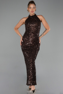 Braun Abendkleid Lang ABK2474