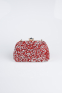 Rot Abendtasche Satin SH849
