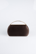 Braun Abendtasche Satin V351