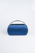 Marineblau Abendtasche Satin V351