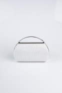 Abendtasche Silber V351