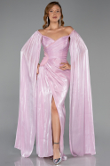 Abendkleid Lang Chiffon Puder ABU6337