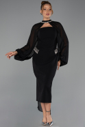 Partykleid Midi Schwarz ABK2664