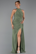 Abschlusskleid Lang Khaki ABU5918
