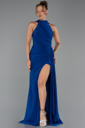Abschlusskleid Lang Sächsischblau ABU5918