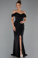 Abschlusskleid Lang Schwarz ABU6341