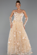 Abendkleid Lang Gold ABU6344
