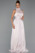 Abendkleid Lang Chiffon Beige ABU6352