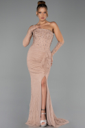 Abendkleid Lang Spitze Zwiebelschale ABU6355