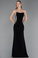 Abendkleid Lang Schwarz ABU6374