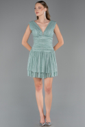 Partykleid Kurz Minzgrün ABK2670